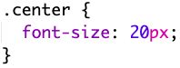 Assuming a class named "center" has been applied to multiple HTML elements on a webpage. Which of the following options can be used to change the font size of only the unordered lists that have been assigned to that class?